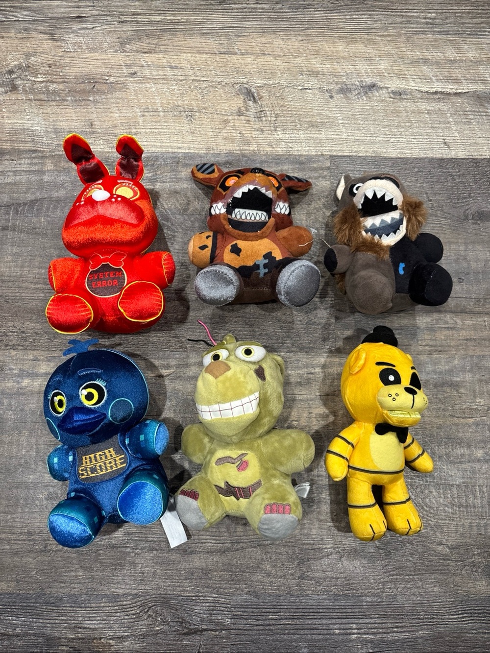 Five Nights at Freddy’s plush lot of 6